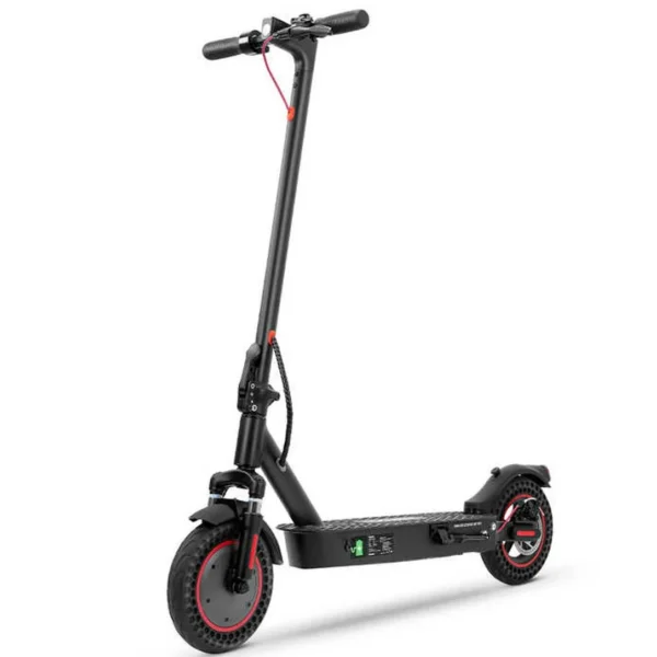 iScooter i9Max - Patinete eléctrico para adultos - 35 km/h - Motor de 500W, batería de 36V10AH - Neumáticos sólidos de 10 pulgadas
